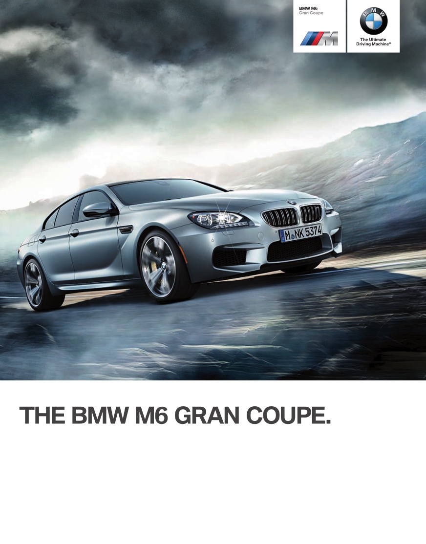 2014 BMW 6-Series Gran Coupe Brochure